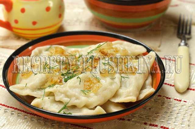 Recipe for dumplings with potatoes