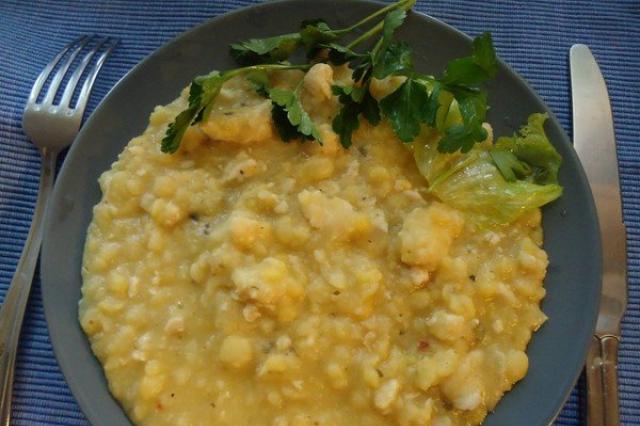 Pea porridge recipes in a slow cooker