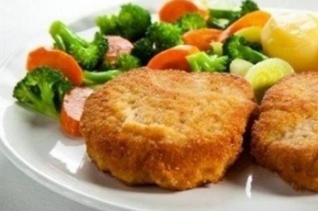 Minced meat schnitzel with egg in the oven Minced meat schnitzel recipe