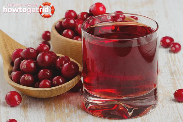 Cranberry juice with honey (recipe with photo) Cranberry juice with honey how to cook